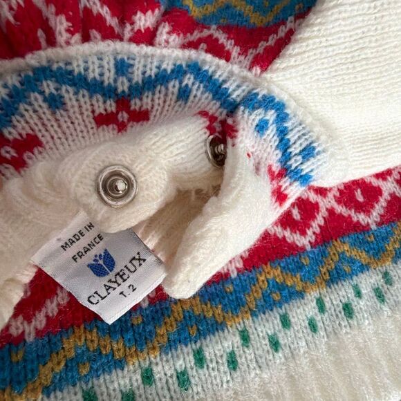 Clayeux Nordic Sweater Set 2T 2pc Sweater Outfit - Picture 3 of 6